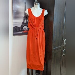 George Bold Orange Maxi Dress